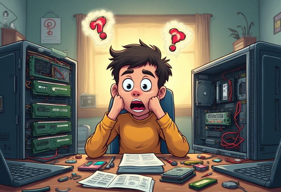 Embrace the hilarious chaos of DIY computer upgrades